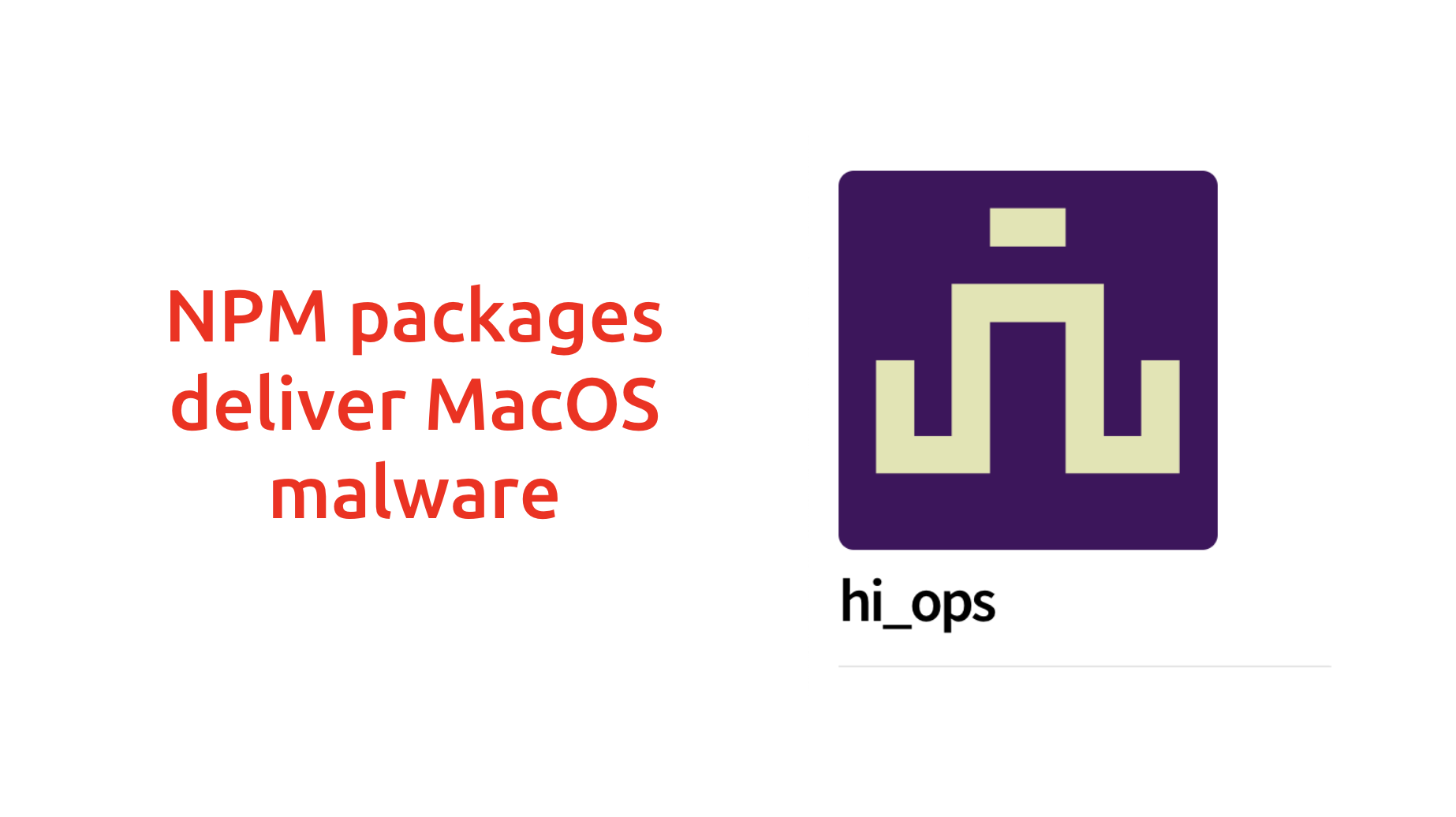 npm-packages-deliver-malware-banner